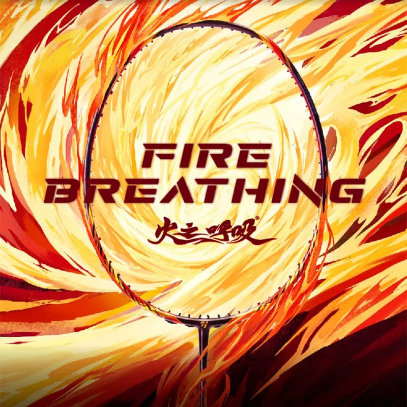 Fire Breathing Badminton Racket - Attack