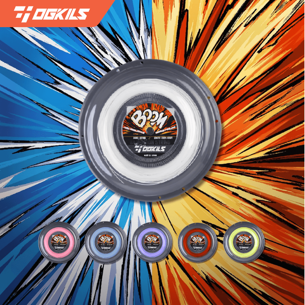 DS-BOOM High Resilience Badminton String 200m (0.65mm)